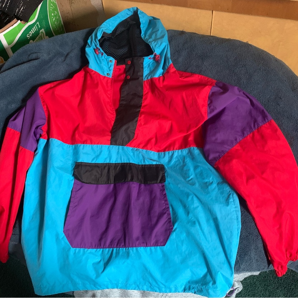 Colorful Windbreaker Jacket